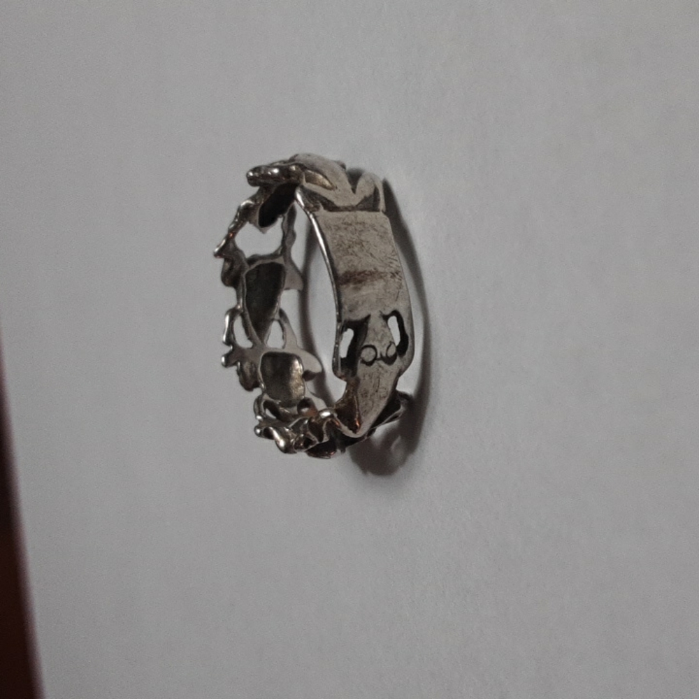 Silver Frog Ring - image 2